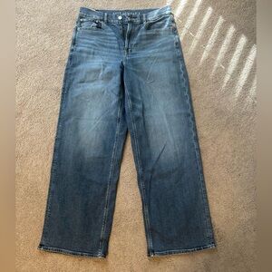American Eagle Outfitters Blue Straight Leg Jeans